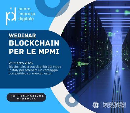Blockchain per le MPMI 23 marzo 2023 ore 14.00