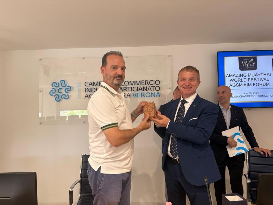 Paolo Dionisi, ambasciatore d’Italia a Bangkok, e Paolo Arena, vice presidente della camera di commercio di Verona