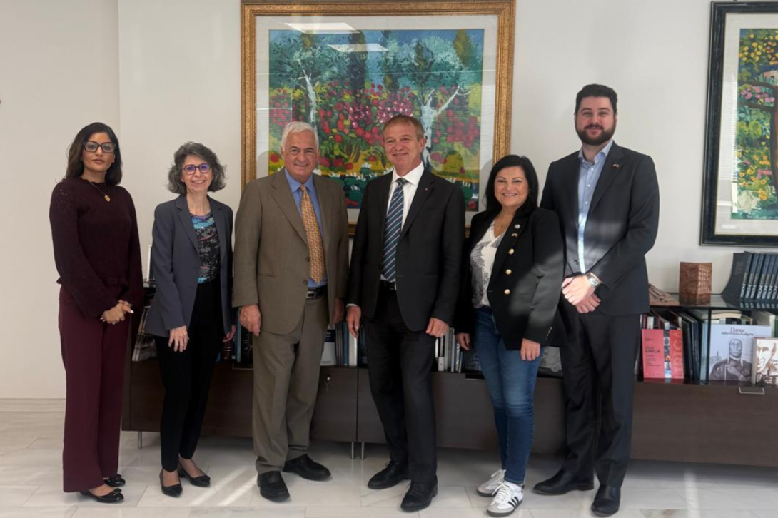 Delegazione canadese con Paolo Arena, vice presidente CCIAA di Verona